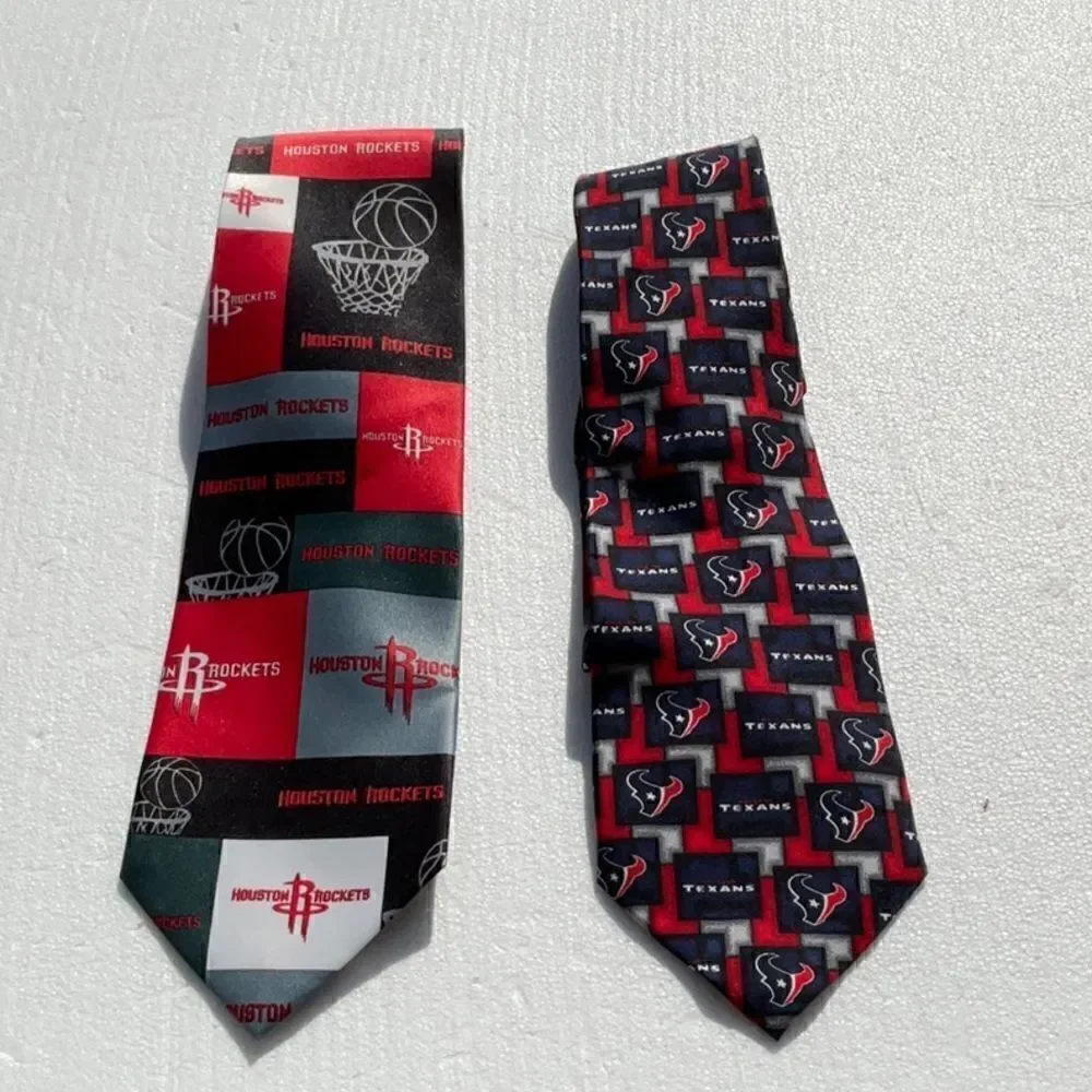 🔥 Take 50% OFF- NFL - Houston Rockets 2set Men’s Neckties, OS